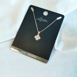 Lovisa Gold Cubic Zirconia Necklace Elegant Fashion Jewelry